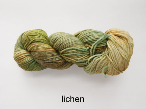Lichen and Lace Organic Sock Yarn
