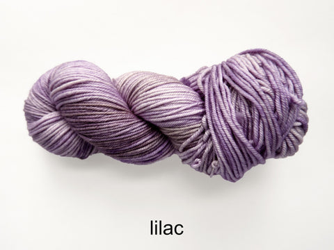 Lichen and Lace Merino  Worsted,  hand dyed yarn, made in Canada