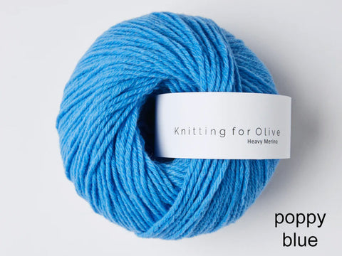 Knitting For Olive's Heavy Merino is a worsted weight yarn, perfect for sweaters