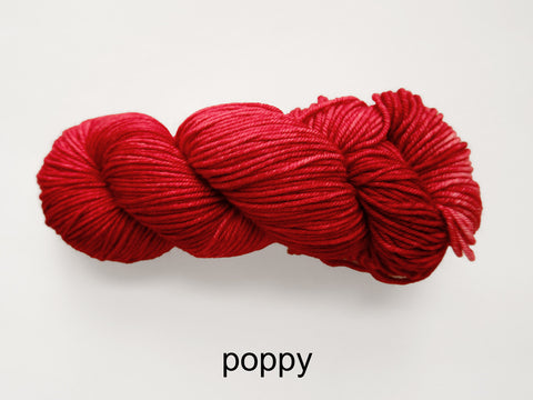 Lichen and Lace Merino  Worsted,  hand dyed yarn, made in Canada