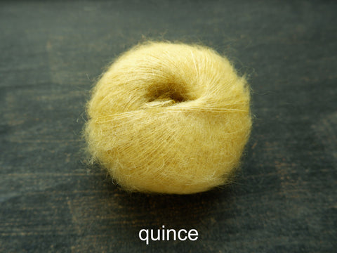 Knitting For Olive Silk Mohair yarn. Quince