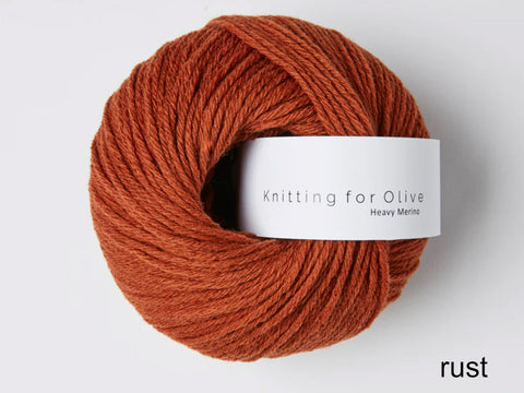Knitting For Olive's Heavy Merino is a worsted weight yarn, perfect for sweaters