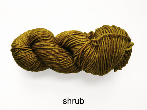 Lichen and Lace Merino  Worsted,  hand dyed yarn, made in Canada