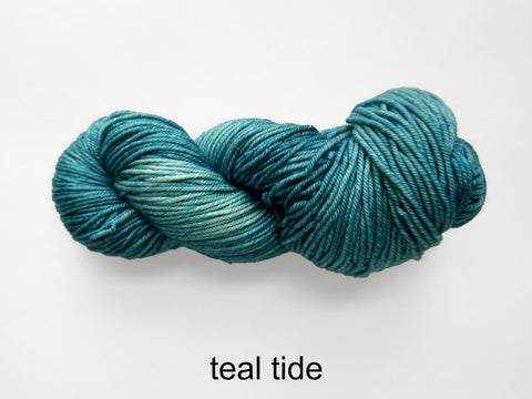 Lichen and Lace Merino  Worsted,  hand dyed yarn, made in Canada