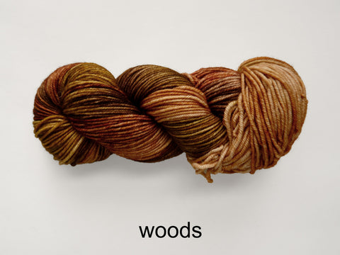 Lichen and Lace Merino  Worsted,  hand dyed yarn, made in Canada