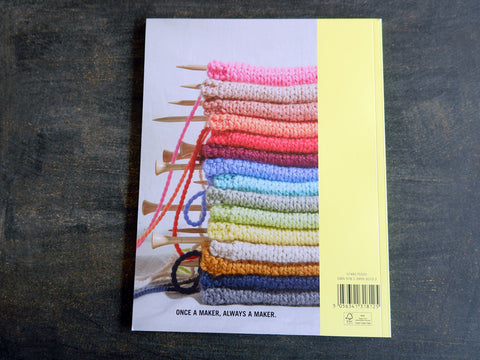 Book of knitting patterns by Wool and the Gang for beginners. Features Alpachino Merino yarn.