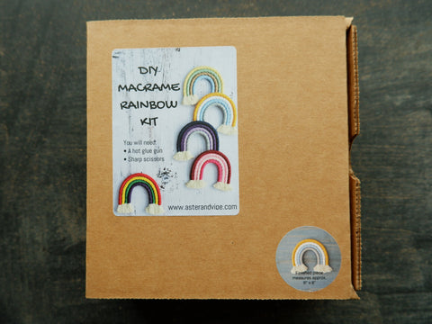 Macrame Rainbow Kit