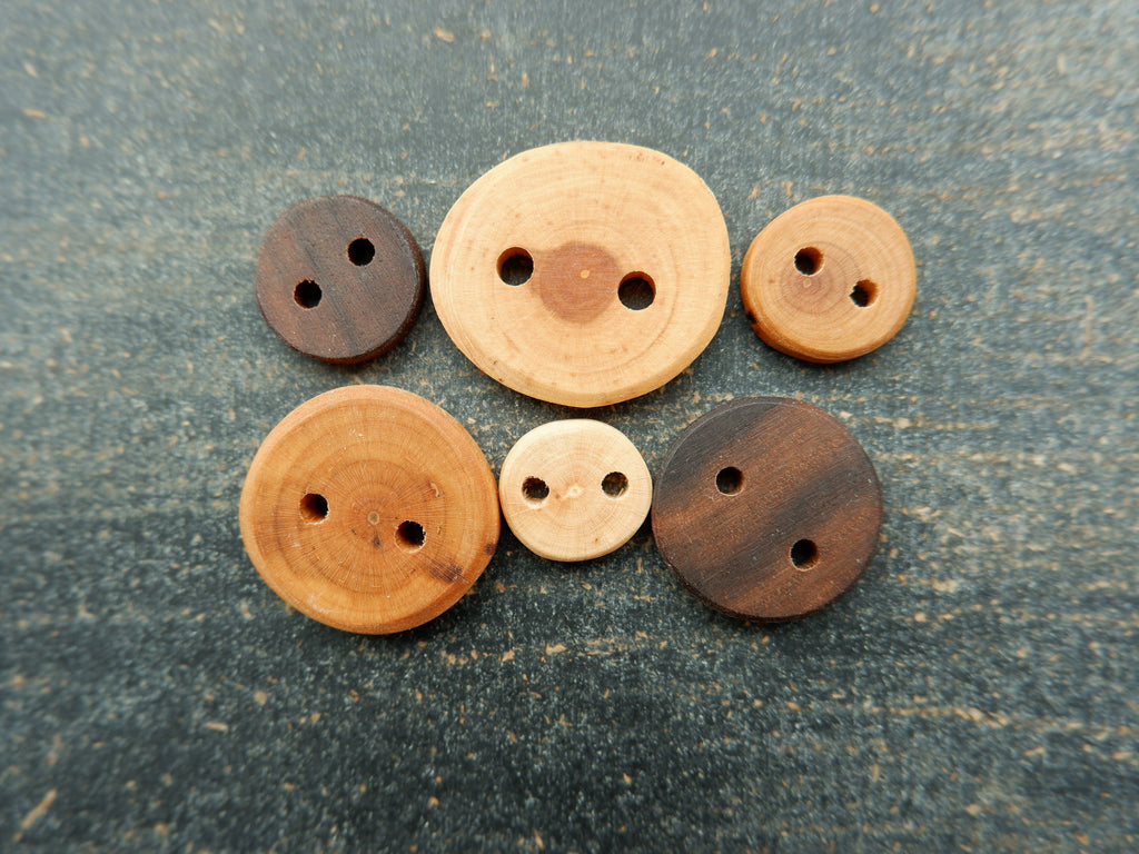 Wooden Button Assortment