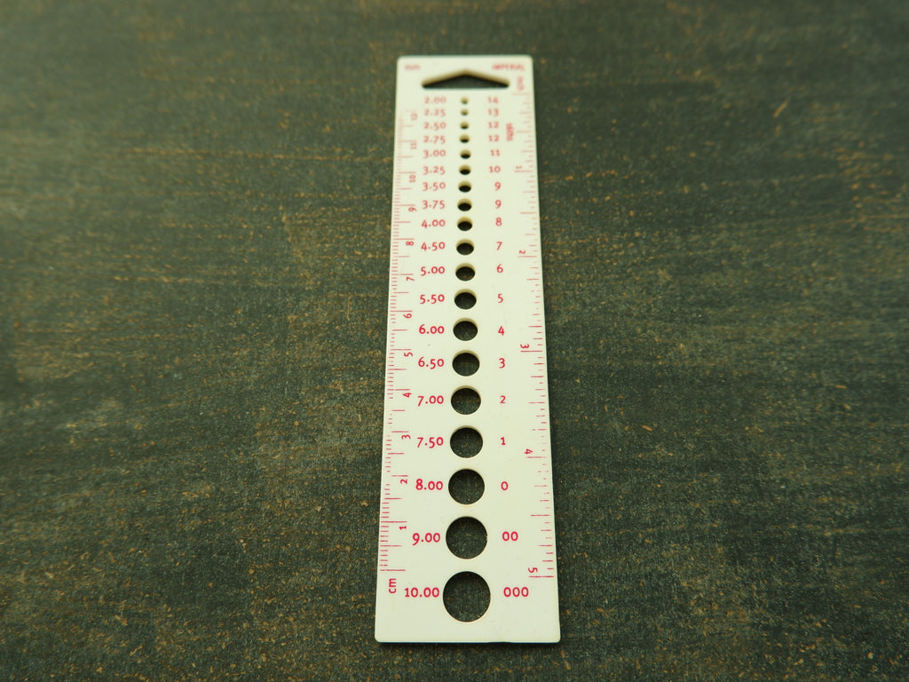 Needle Gauge and Ruler – the knit cafe