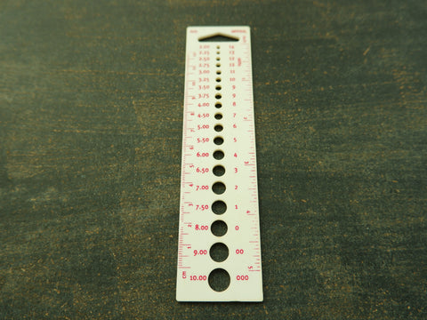 Needle Gauge and Ruler