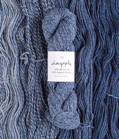 Brooklyn Tweed Dapple yarn at the Knit Cafe in Toronto. Cosmos