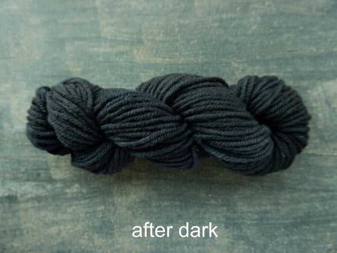 Canadian, hand dyed yarn from Fleece Artist. Woolen Wonder 50 grams