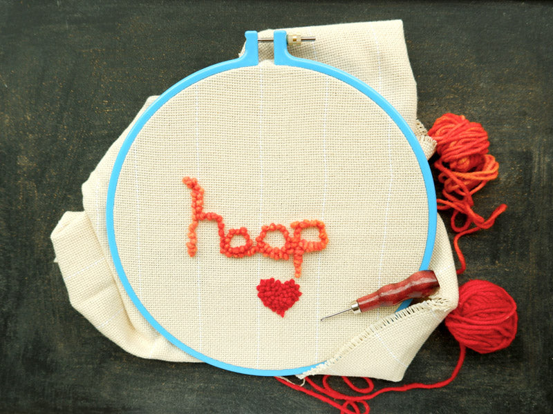 Coloured - Plastic Embroidery Hoop 10 - Grey – Hawthorn Handmade