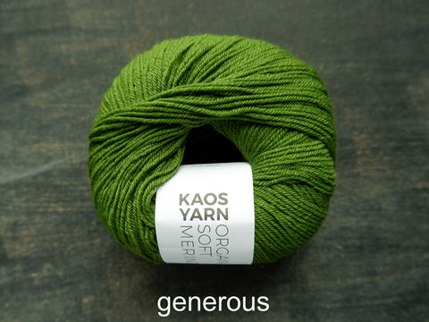 Organic Soft Merino by KAOS YARN
