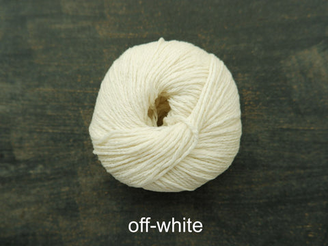 Knitting For Olive's Heavy Merino is a worsted weight yarn. Off-White
