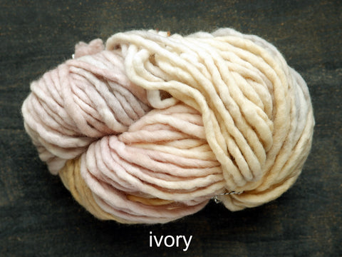 Flouf is a super bulky, merino yarn, made by Canadian hand dyer Fleece Artist 