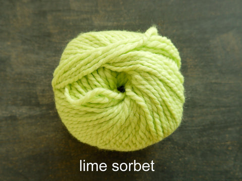 Lime Sorbet Alpachino Merino by Wool and the Gang