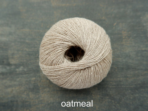 Knitting For Olive Merino. A fine fingering weight yarn. Oatmeal