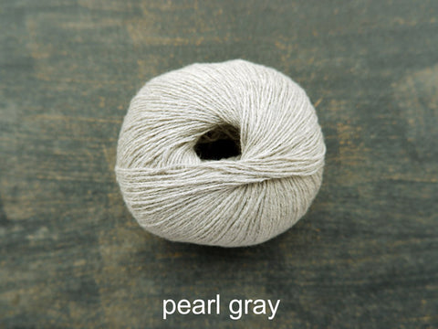 Knitting For Olive Merino. A fine fingering weight yarn. Pearl Gray