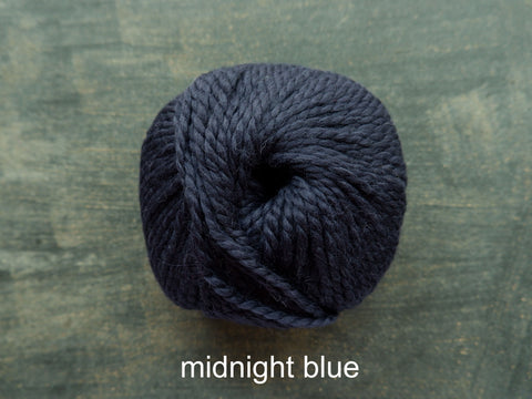 Midnight Blue Alpachino Merino by Wool and the Gang