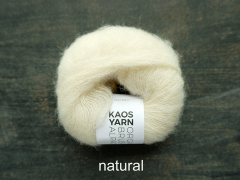 Organic Brushed Alpaca from KAOS Yarn