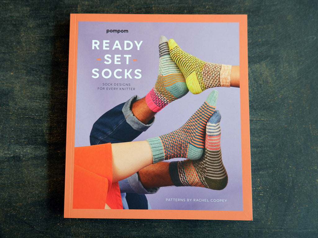 Ready Set Socks. Sock knitting book by Rachel Coopey