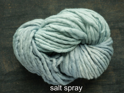 Flouf is a super bulky, merino yarn, made by Canadian hand dyer Fleece Artist 