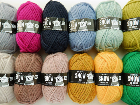 Snow by Drops Yarn is a Bulky 100% wool